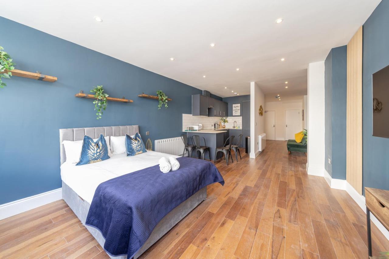 Ferienwohnung 2Cq*Morden Studio Flat *Moments Away From Brighton Seafront Exterior foto