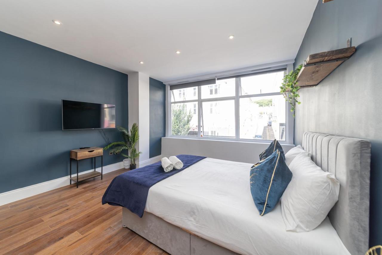 Ferienwohnung 2Cq*Morden Studio Flat *Moments Away From Brighton Seafront Exterior foto