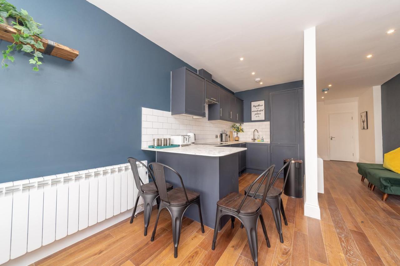 Ferienwohnung 2Cq*Morden Studio Flat *Moments Away From Brighton Seafront Exterior foto