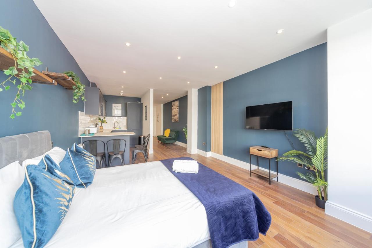 Ferienwohnung 2Cq*Morden Studio Flat *Moments Away From Brighton Seafront Exterior foto