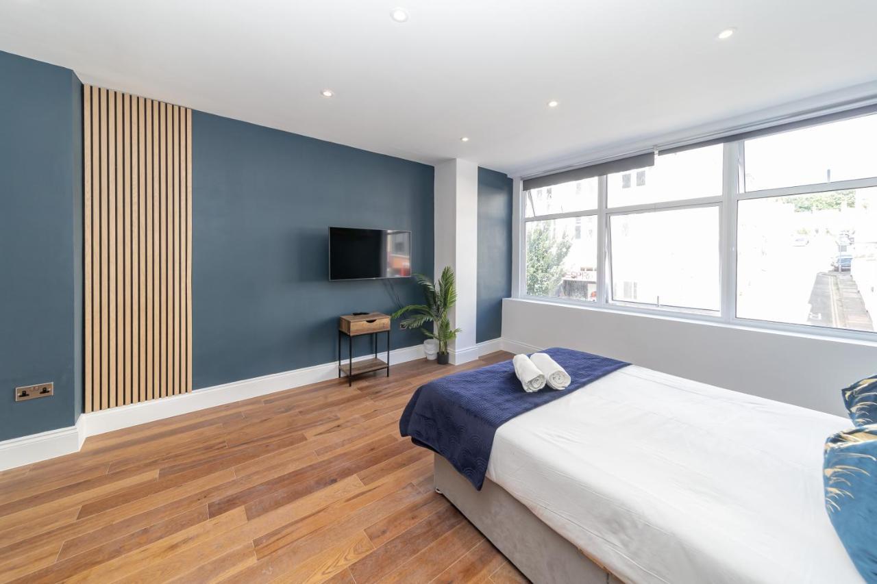 Ferienwohnung 2Cq*Morden Studio Flat *Moments Away From Brighton Seafront Exterior foto