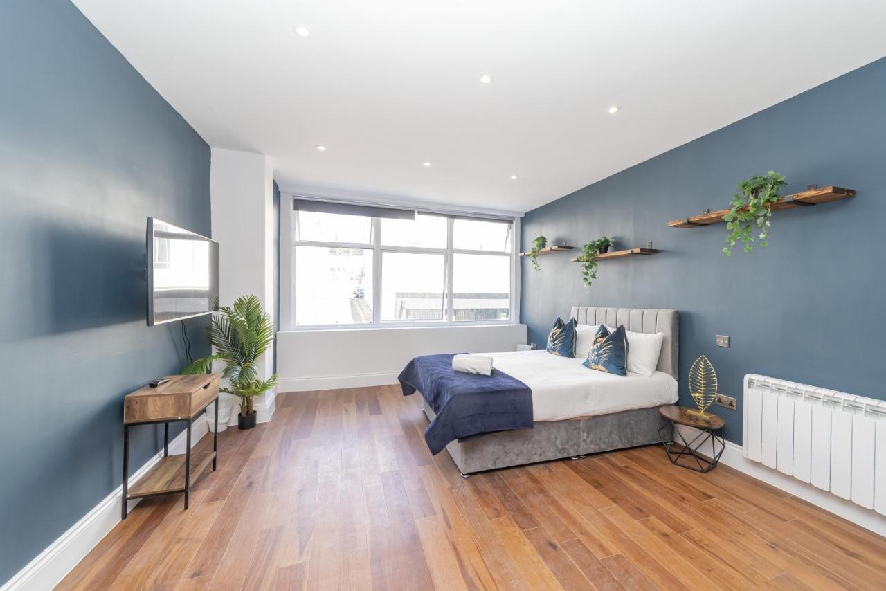 Ferienwohnung 2Cq*Morden Studio Flat *Moments Away From Brighton Seafront Exterior foto